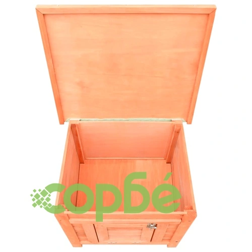 Къща за котки, чам и ела масив, 50x46x43,5 см ➤ топ цена ➤ sorbe.bg