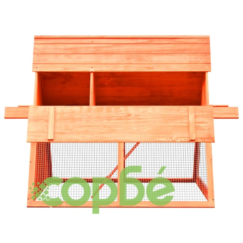 Клетка за зайци, чам и ела масив, 152x128x108 см ➤ топ цена ➤ sorbe.bg