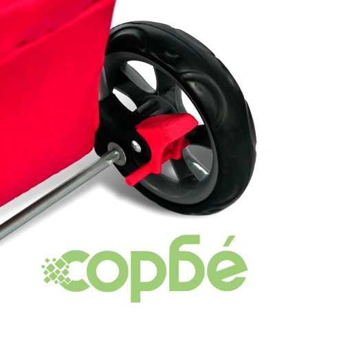 Кучешка количка, червена  ➤ топ цена ➤ sorbe.bg