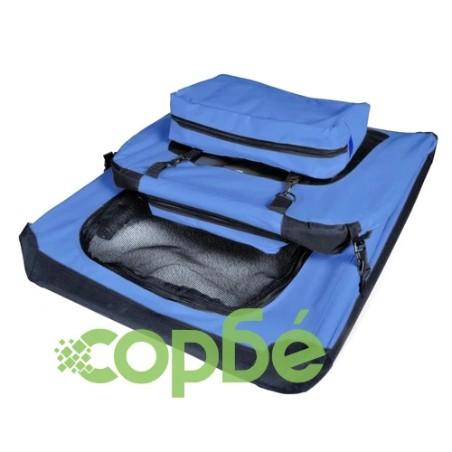 Сгъваема чанта за пренасяне на домашни любимци, размер ХХL, синя ➤ топ цена ➤ sorbe.bg