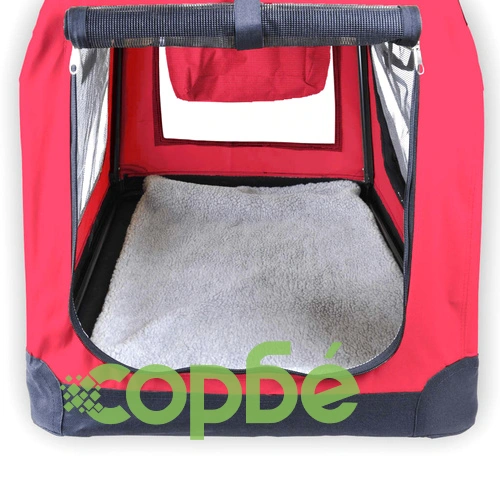 Сгъваема чанта за пренасяне на домашни любимци, размер ХХL, червена ➤ топ цена ➤ sorbe.bg