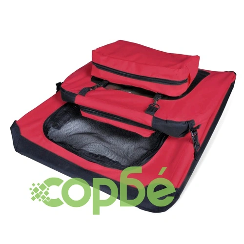 Сгъваема чанта за пренасяне на домашни любимци, размер ХХL, червена ➤ топ цена ➤ sorbe.bg