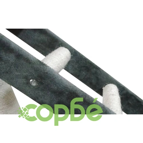 Котешко дърво от сив плюш, 184 см. ➤ топ цена ➤ sorbe.bg