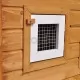 Външна клетка за зайци/малки животни дървена голяма двойна къща