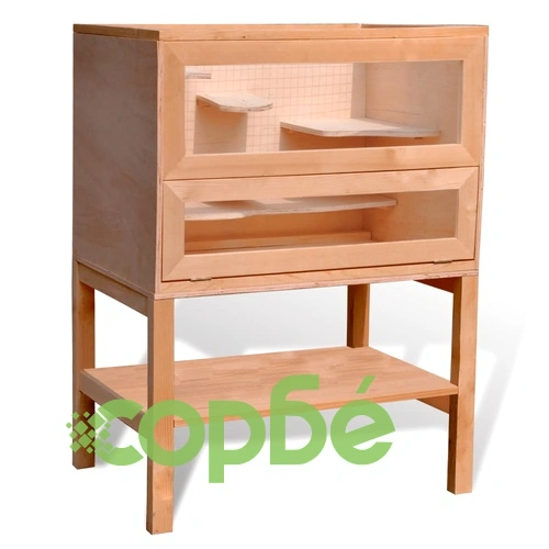 Дървена клетка за хамстери, правоъгълна ➤ топ цена ➤ sorbe.bg