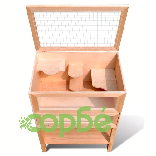 Дървена клетка за хамстери, правоъгълна ➤ топ цена ➤ sorbe.bg