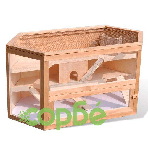 Дървена клетка за хамстери или мишки, хексагонална ➤ топ цена ➤ sorbe.bg
