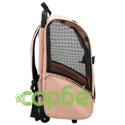 Количка за домашни любимци, бежова, мултифункционална ➤ топ цена ➤ sorbe.bg