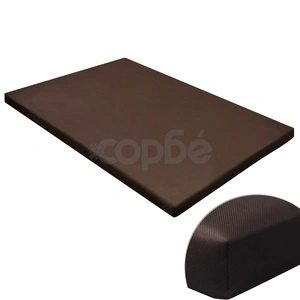 170240  Dog Mat Flat Square Brown M