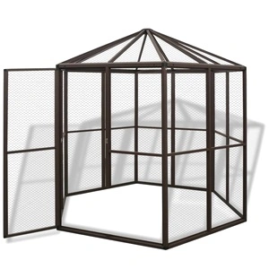 Птичарник/кокошарник, алуминий, 240x211x232 cм  