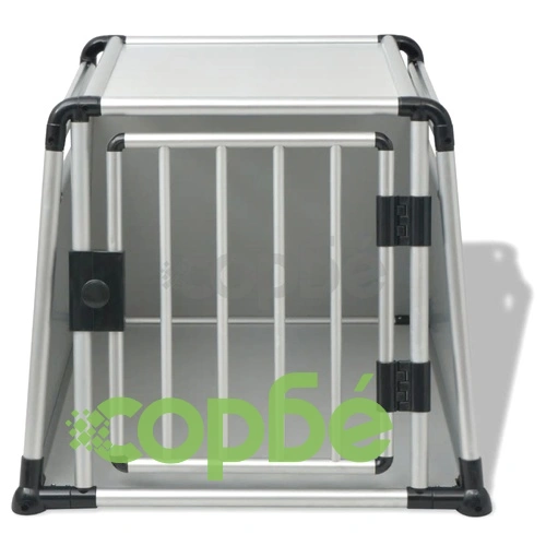 Клетка за транспорт на куче, алуминий, L ➤ топ цена ➤ sorbe.bg