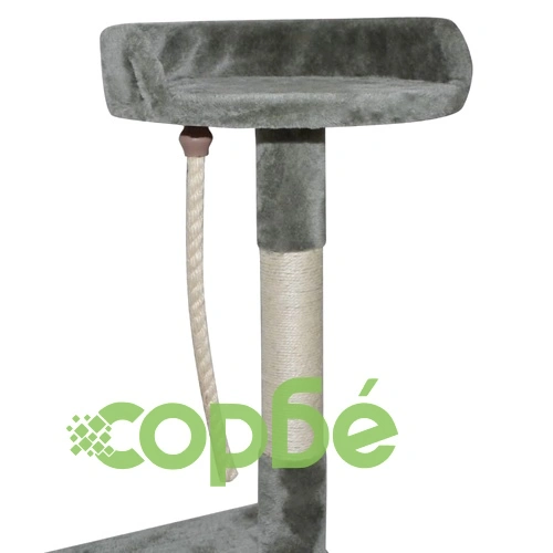 Котешко дърво, 150 см, сиво ➤ топ цена ➤ sorbe.bg