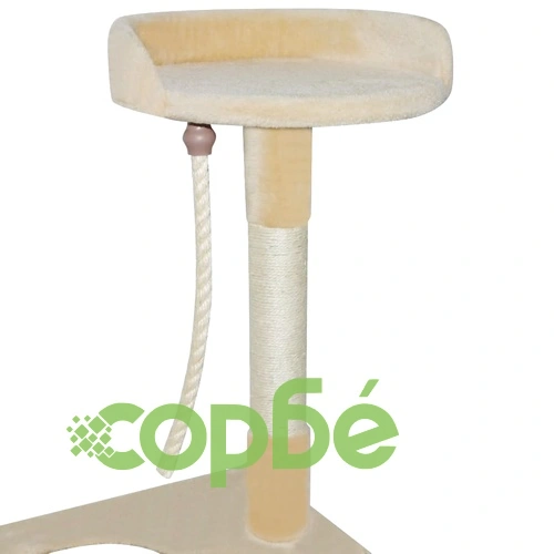 Котешко дърво за драскане, 150 см, жълто ➤ топ цена ➤ sorbe.bg