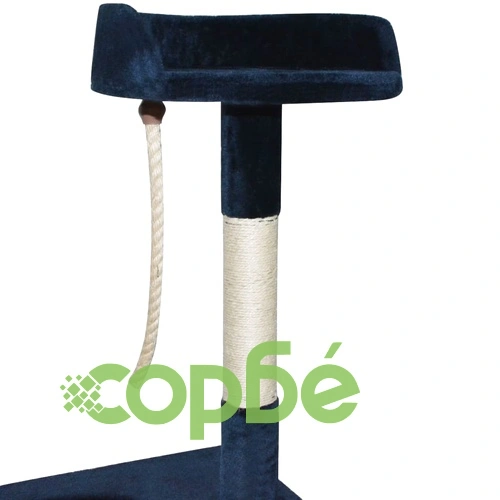 Котешко дърво за драскане, 150 см, тъмносиньо ➤ топ цена ➤ sorbe.bg