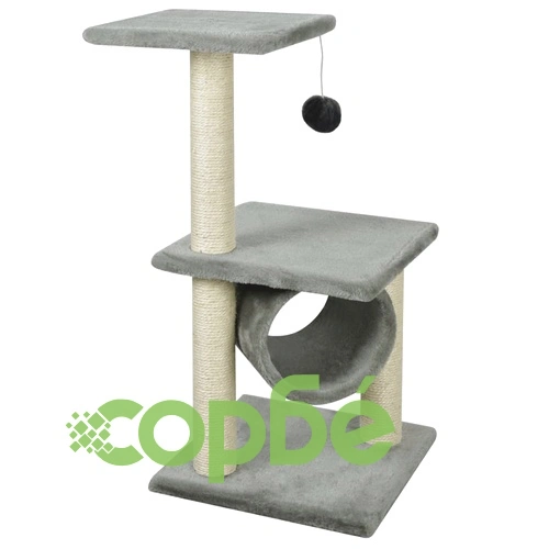 Котешко дърво, 65 см, сиво ➤ топ цена ➤ sorbe.bg