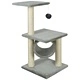 Котешко дърво, 65 см, сиво