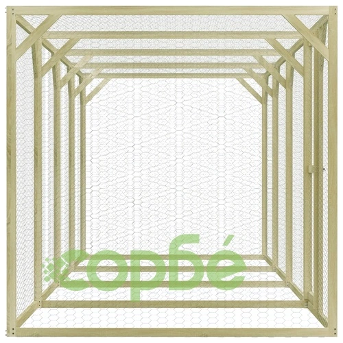 Клетка за пилета 6x1,5x1,5 м стомана ➤ топ цена ➤ sorbe.bg