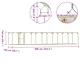 Клетка за пилета 9x1,5x1,5 м стомана