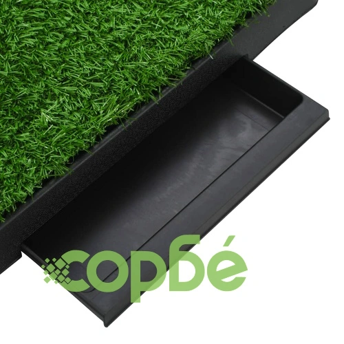 Кучешки тоалетни 2 бр тава и изкуствена трева зелени 63x50x7 см ➤ топ цена ➤ sorbe.bg