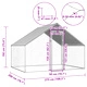 Птичарник на открито, 2,75x2x1,92 м, поцинкована стомана