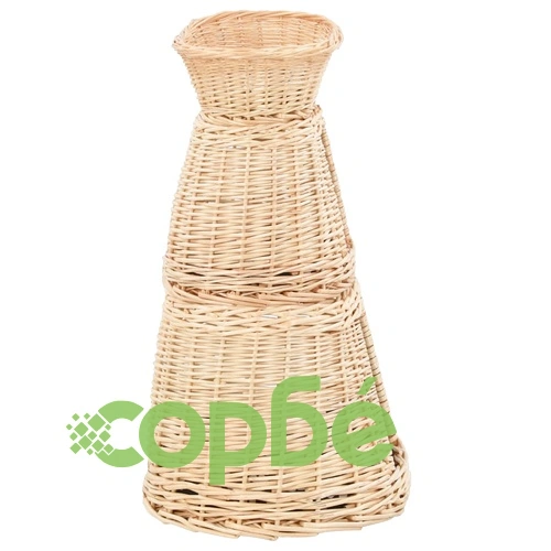 Котешка кошница с възглавници, 47x34x60 см, естествена върба ➤ топ цена ➤ sorbe.bg