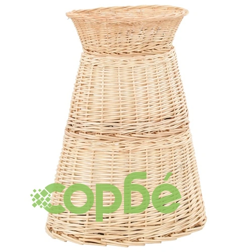 Котешка кошница с възглавници, 47x34x60 см, естествена върба ➤ топ цена ➤ sorbe.bg