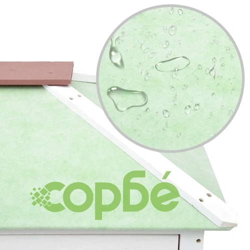 Клетка за зайци на две нива, кафява, дърво ➤ топ цена ➤ sorbe.bg