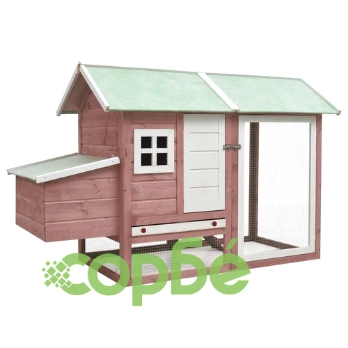 Клетка за пилета, мока, 170x81x110 см, чам и ела масив ➤ топ цена ➤ sorbe.bg