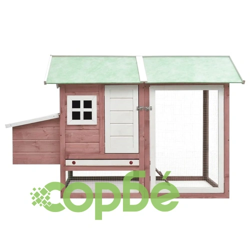 Клетка за пилета, мока, 170x81x110 см, чам и ела масив ➤ топ цена ➤ sorbe.bg