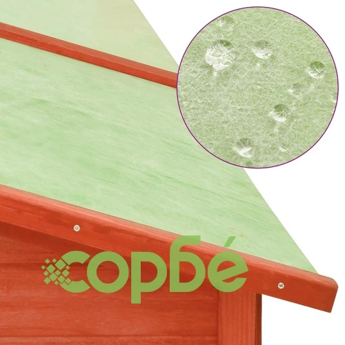 Външна клетка за зайци с пътечка, кафява, чам масив ➤ топ цена ➤ sorbe.bg