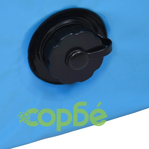 Сгъваем басейн за кучета, син, 80x20 см, PVC ➤ топ цена ➤ sorbe.bg
