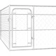 Дворна клетка за кучета, поцинкована стомана, 6x6x1м