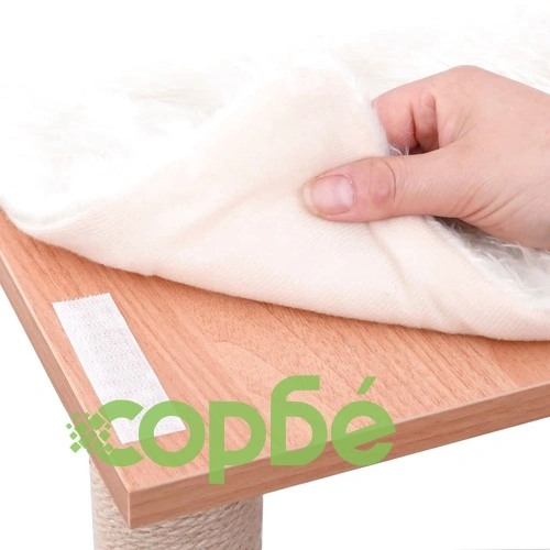 Котешко дърво със сизалени стълбове, подложка, 129 см ➤ топ цена ➤ sorbe.bg