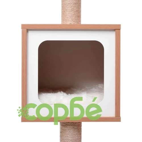 Котешко дърво със сизалени стълбове, подложка, 123 см ➤ топ цена ➤ sorbe.bg