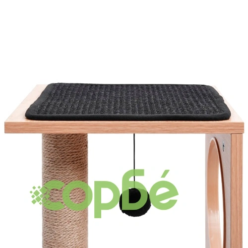 Котешко дърво със сизалени стълбове, подложка, 60 см ➤ топ цена ➤ sorbe.bg