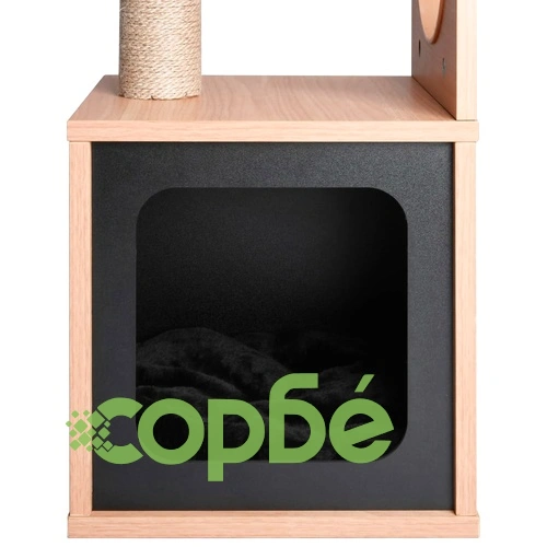 Котешко дърво със сизалени стълбове, подложка, 60 см ➤ топ цена ➤ sorbe.bg