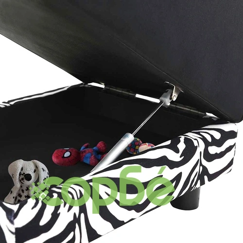 Кучешки диван, черен, 57x34x36 см, плюш ➤ топ цена ➤ sorbe.bg