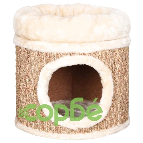 Котешка къща с възглавница лукс 33 см морска трева ➤ топ цена ➤ sorbe.bg