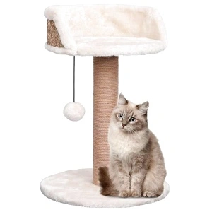 Котешко дърво със стълб за драскане, 49 см, морска трева