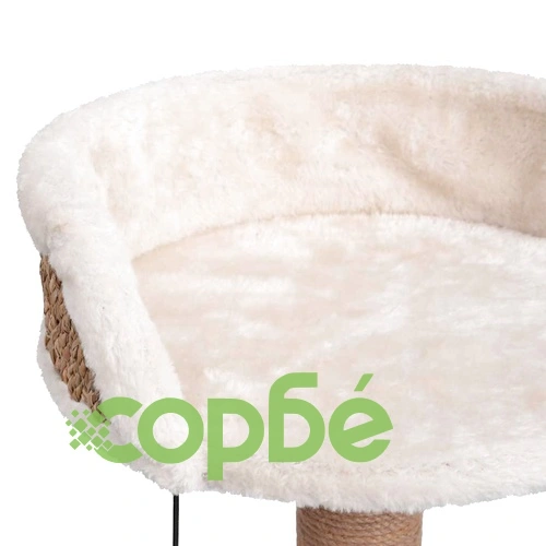 Котешко дърво със стълб за драскане, 49 см, морска трева ➤ топ цена ➤ sorbe.bg