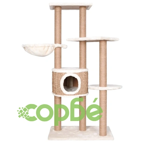 Котешко дърво със сизален стълб, 126 см, морска трева ➤ топ цена ➤ sorbe.bg