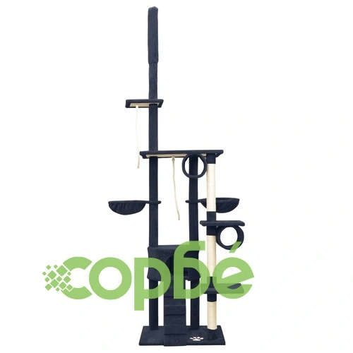 Котешко дърво от пода до тавана, 220-240 см ➤ топ цена ➤ sorbe.bg