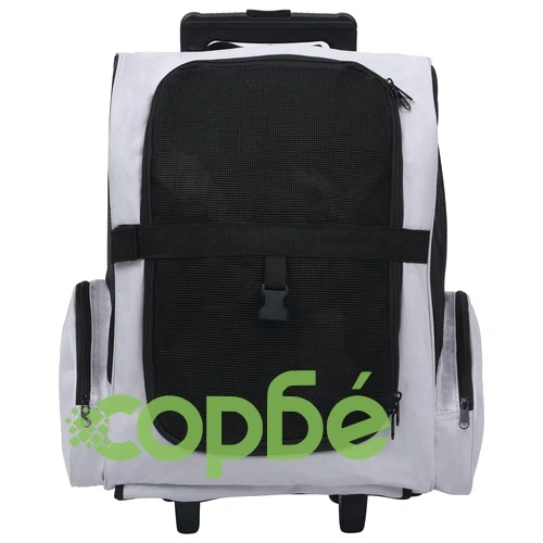 Сгъваема мултифункционална количка за домашни любимци, сива ➤ топ цена ➤ sorbe.bg