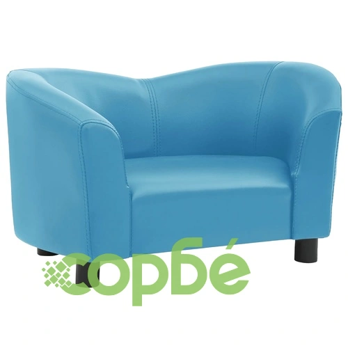 Кучешки диван, тюркоаз, 67x41x39 см, изкуствена кожа ➤ топ цена ➤ sorbe.bg