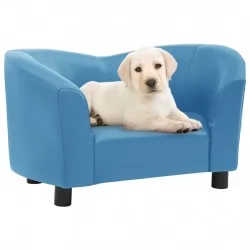 Кучешки диван, тюркоаз, 67x41x39 см, изкуствена кожа