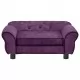 Кучешки диван, бордо, 72x45x30 см, плюш