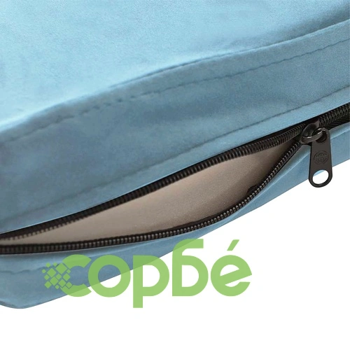 Кучешки диван, тюркоаз, 72x45x30 см, плюш ➤ топ цена ➤ sorbe.bg