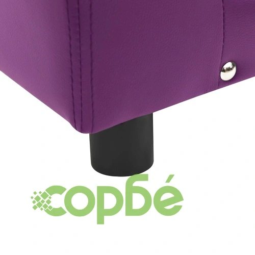 Кучешки диван, бордо, 81x43x31 см, плюш и изкуствена кожа ➤ топ цена ➤ sorbe.bg