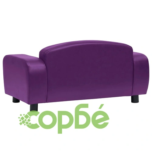 Кучешки диван, бордо, 80x50x40 см, изкуствена кожа ➤ топ цена ➤ sorbe.bg