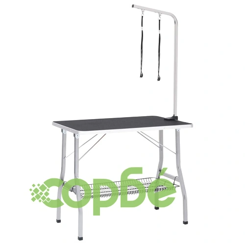 Регулируема маса за груминг на кучета с 2 каишки и кошница ➤ топ цена ➤ sorbe.bg